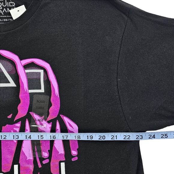 NWT Netflix Squid Games Shirt Men's XL Black Graphic Tshirt Short Sleeves - Picture 10 of 11